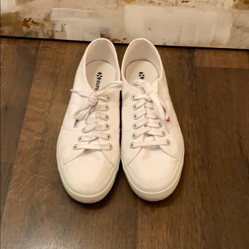 white Superga 2750